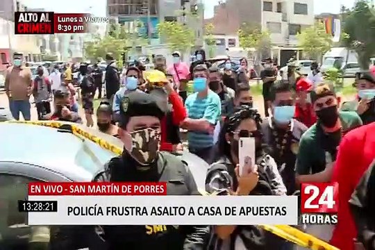 SMP: policía frustra intento de asalto con toma de rehenes