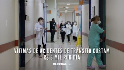 Vítimas de acidentes de trânsito custam R$ 3 mil por dia