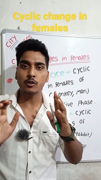 Cyclic change in female | cyclic change in female biology | cyclic change in female in Hindi | menstrual cycle | menstrual cycle in Hindi | Oestrous cycle | Oestrous cycle in Hindi #cityclasses