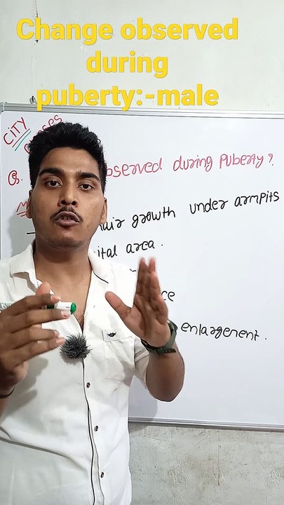 Change observed during puberty male | change observed during puberty male in Hindi | change observed during puberty male biology #cityclasses