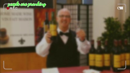 Video compilation about people being pranked in a restaurant center