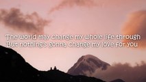 Nothing's Gonna Change My Love for You Lyrics