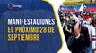 Protestas en Colombia: Convocan a nuevas movilizaciones para el 28 de septiembre