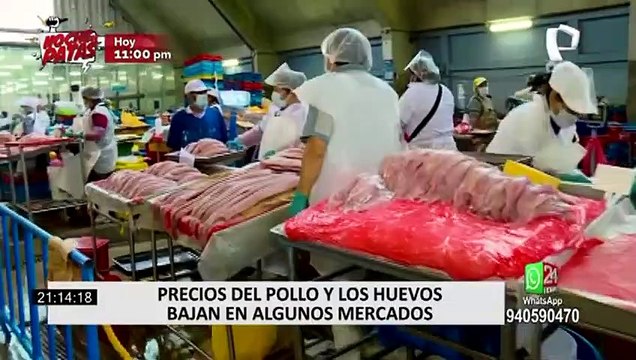 Situación de los precios del pollo, huevo y otros productos en los mercados