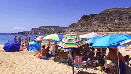 Gran Canaria Playa del Ingles Beach Life Part 1