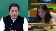 Imran Khan mentions Kashmir in UN,India gave befitting reply
