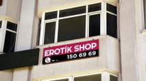 Bolu’da ‘erotik shop’ mühürlendi, tabelası söküldü