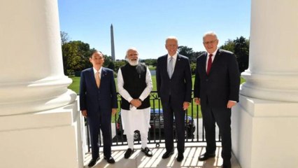 Скачать видео: PM Modi mentioned campaign against China in QUAD meeting