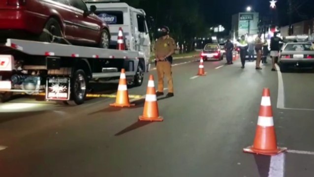Operação Bloqueio é realizada em Cascavel na Av. Brasil; oito veículos foram apreendidos e um condutor preso