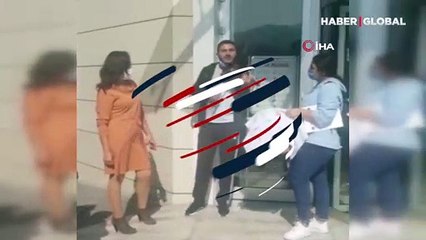 Erken doğan ve zorlu süreci atlatan bebeğini keman çalarak taburcu etti