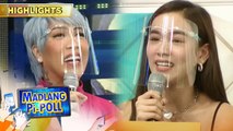 Jackie gets hot seat questions about 'chikinini' or kiss mark | It's Showtime Madlang Pi-POLL