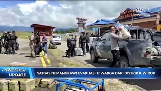 Satgas Nemangkawi Evakuasi 17 Warga Sipil Dari Kiwirok Kabupaten Pegunungan Bintang