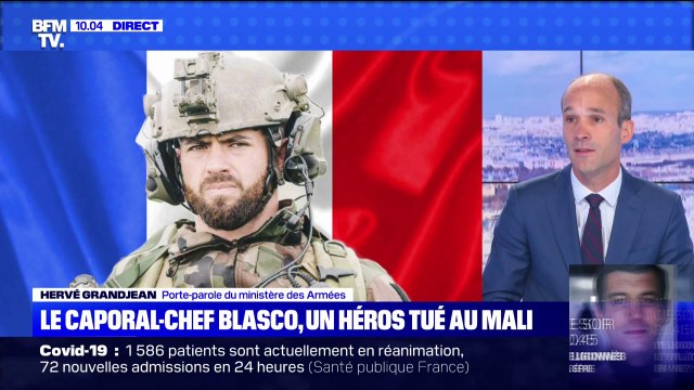 Hervé Grandjean, porte-parole du ministère des Armées revient sur les exploits du caporal-chef Blasco, tué au Mali