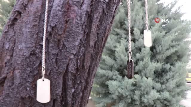 Son dakika haberi! 'Şehitler Ağacı'ndan asker künyelerini çalan şüpheli hakkında iddianame hazırlandı