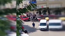 Bursa’da cadde ortasında beyzbol sopalı kavga kamerada