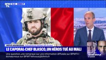 Hervé Grandjean, porte-parole du ministère des Armées: le caporal-chef Maxime Blasco 