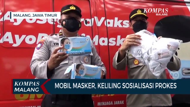 Razia Masker di Malang, Sadar Pengendara Jalan