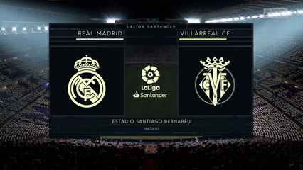 Real Madrid vs Villarreal || La Liga - 25th September 2021 || Fifa 21