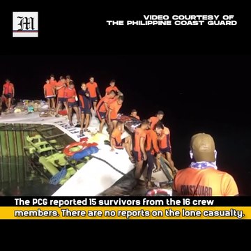 PH Coast Guard rescues distressed ferry crew in Ormoc port