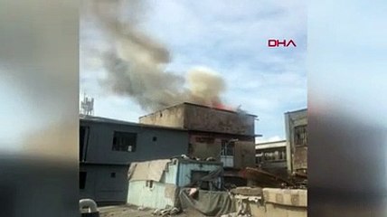 İstanbul'da fabrikada yangın