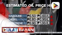 Oil price hike, ipatutupad sa susunod na linggo
