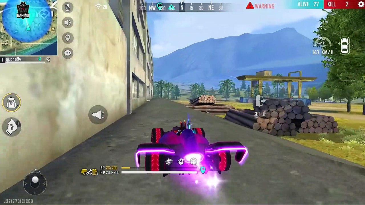 Instant Karma Vs Ajjubhai(1 vs 4) Best Free Fire Op Gameplay - Garena Free Fire