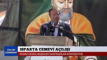 Isparta Belediye Başkanı, PSAKD Başkanı Gani Kaplan’ın Cemevi açılışında Diyanet’i eleştiren konuşmasını engellemeye çalıştı