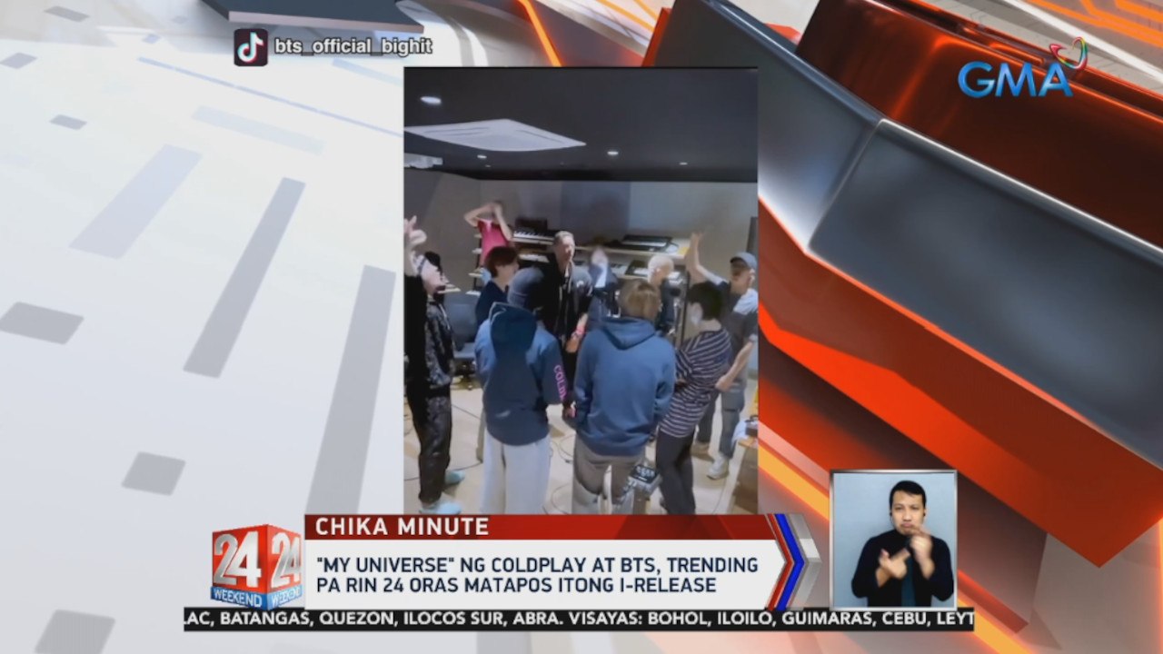 "My Universe" ng Coldplay at BTS, trending pa rin 24 oras matapos itong i-release | 24 Oras Weekend
