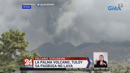La Palma Volcano, tuloy sa pagbuga ng lava | 24 Oras Weekend