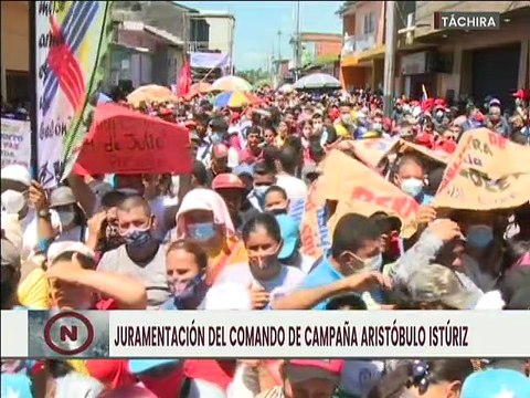 Juramentado el Comando de Campaña Aristóbulo Istúriz en Táchira rumbo a la victoria este 21-NOV