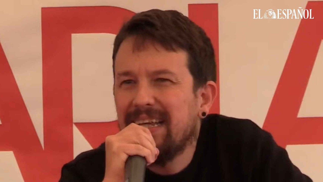 Escrache a Pablo Iglesias en la Fiesta del Centenario del PCE