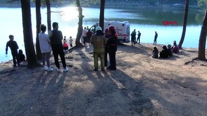 İSTANBUL-SANCAKTEPE'DE GÖLETTE KAYBOLAN KİŞİYİ ARAMA ÇALIŞMALARINA ARA VERİLDİ