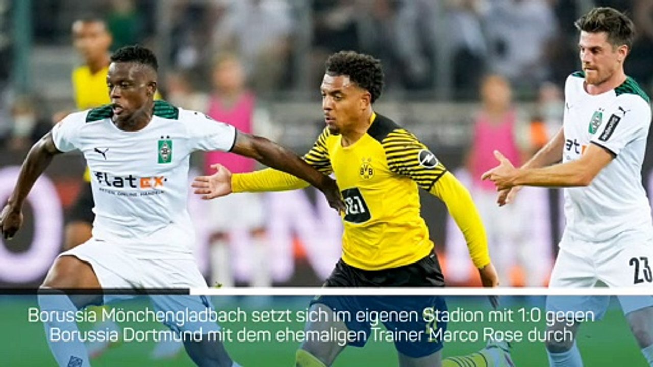 Fakten-Report: Gladbach siegt gegen Dortmund