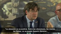 Puigdemont asegura que su detención ha sido una operación 