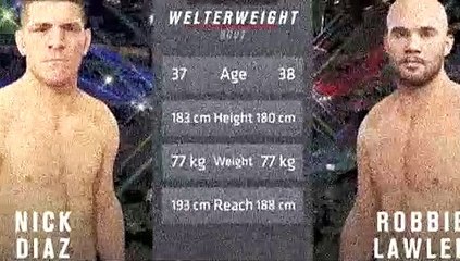 Nick DIaz Vs Robbie Lawer 2 [UFC 266] Full Fight