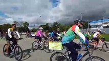 Ciclistas de Yaracuy realizaron una ciclomarcha para exigir seguridad y ciclovías