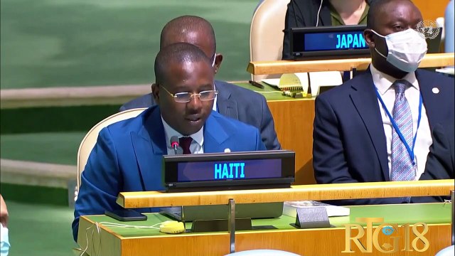 Diskou Premye minis Ariel Henry nan 76èm sesyon òdinè asanble jeneral nasyonzini.