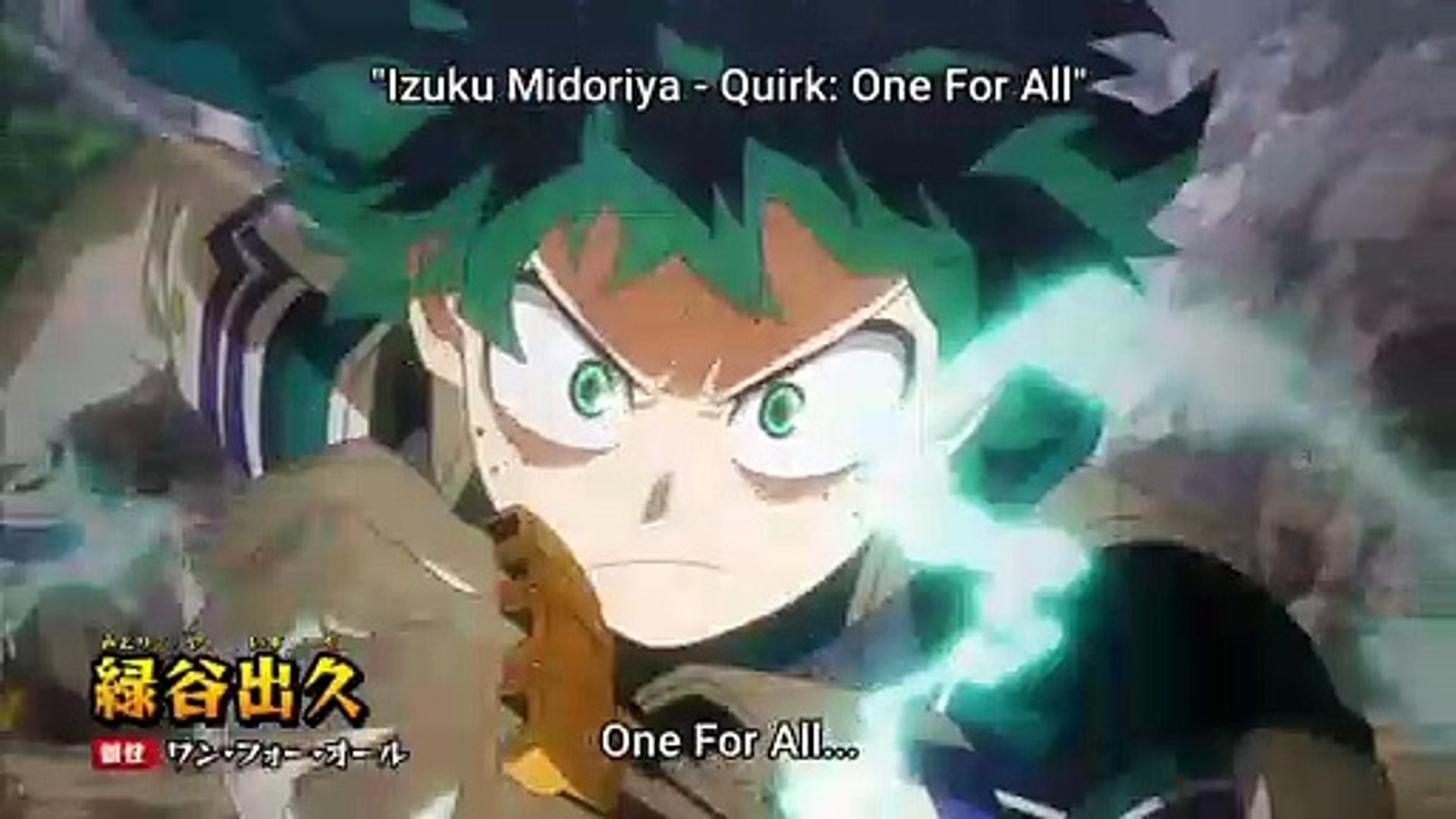 Boku no hero academia season 5 episode 25 Midoriya mastering black whip