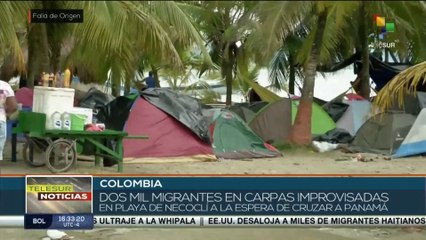 Más de 19.000 migrantes esperan poder cruzar a Panamá