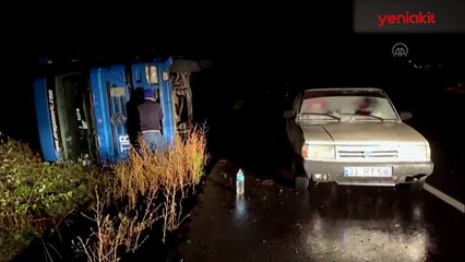 Kar bir anda bastırınca yolda kaldılar