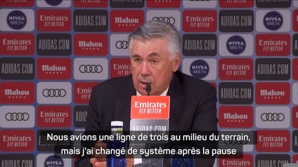 7e j. - Ancelotti : "Ce n'était pas notre meilleur match"