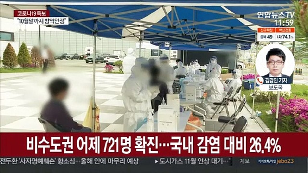 비수도권 이틀 연속 700명대…대구 1차 대유행 이후 최다