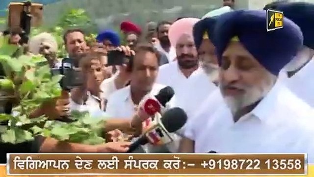 ਮੈਦਾਨ 'ਚ ਨਿੱਤਰੇ Sukhbir Badal meeting farmers of Punjab | The Punjab TV