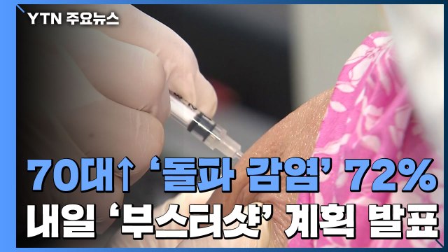 70대 이상 '돌파 감염' 72%...내일 '부스터샷' 계획 발표 / YTN