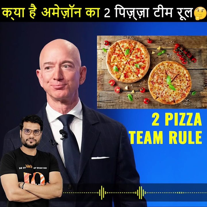 क्या है amazon का 2 पिज़्ज़ा टीम रूल A2 Motivation #shorts #backtobasics by #a2_sir