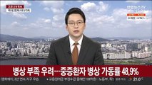 병상 부족 우려…중증환자 병상 가동률 48.9%