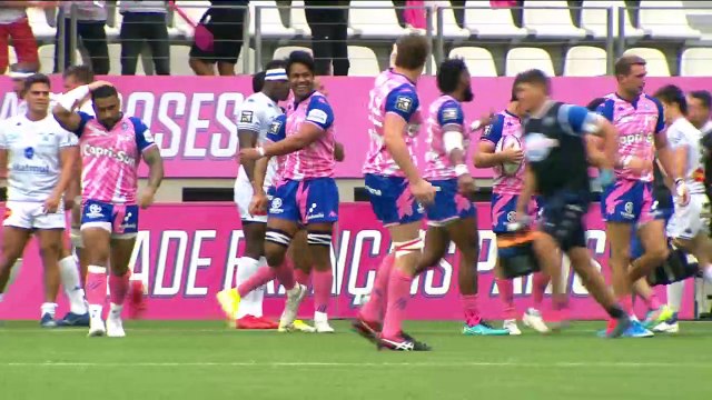 TOP 14 - Essai de James HALL (SFP) - Stade Français - Castres Olympique - J04 - Saison 2021/2022