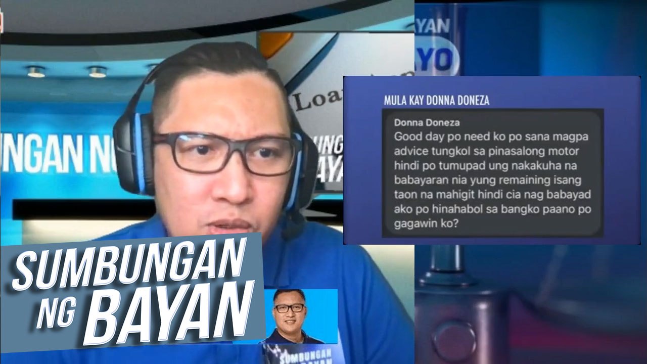 Sumbungan Ng Bayan: MOTOR NA PINASALO SA IBA, HINDI TUMUPAD SA USAPAN NA BABAYARAN!