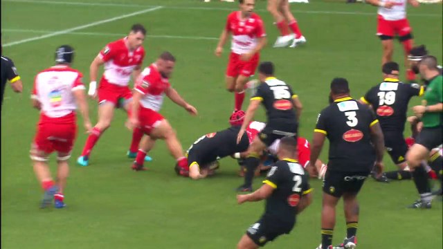 TOP 14 - Essai de Eneriko BULIRUARUA (SR) - Stade Rochelais - Biarritz Olympique - J04 - Saison 2021/2022