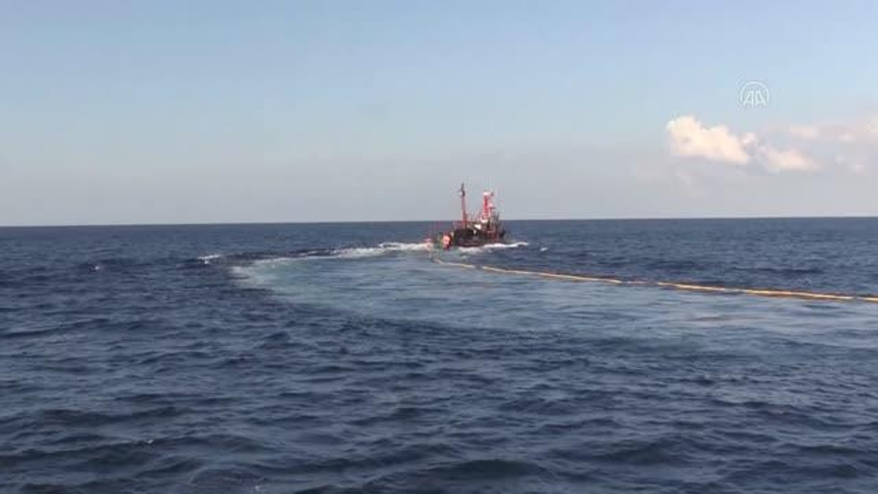 Ağlara takılan jumbo karides balıkçıların yüzün...